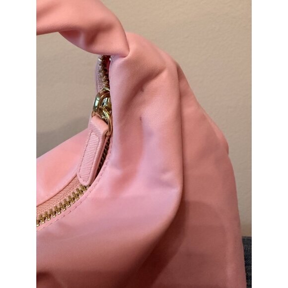 Stoney Clover Lane Classic Scrunch Handle Bag Purse Nylon Flamingo - Picture 4 of 12